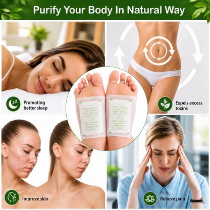 🌿 Premium Body Detox Foot Patches (Pack of 20)🔥 | BUY 1 GET 1 FREE 🔥
