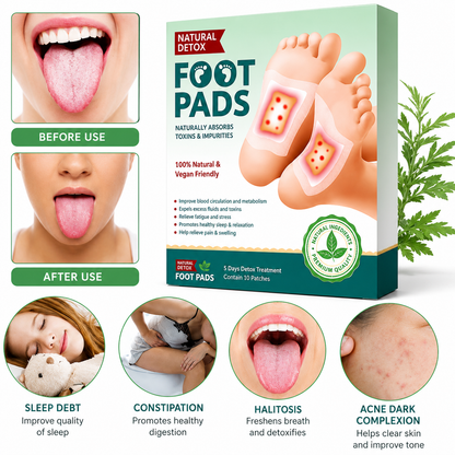 🌿 Premium Body Detox Foot Patches (Pack of 20)🔥 | BUY 1 GET 1 FREE 🔥
