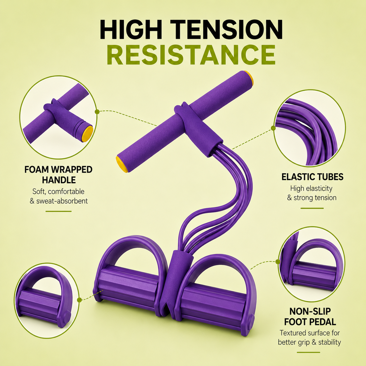 Yoga Pedal Puller (Fitness Resistance Band) - 50% OFF