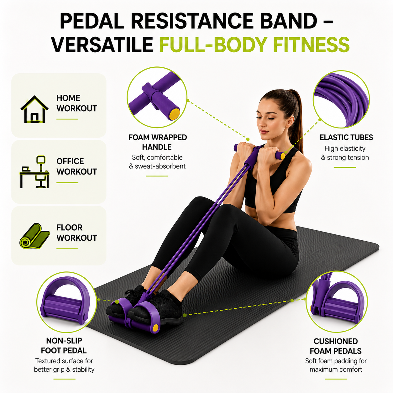 Yoga Pedal Puller (Fitness Resistance Band) - 50% OFF